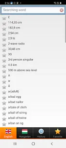 Hungarian dict fordito szotar screenshot 2