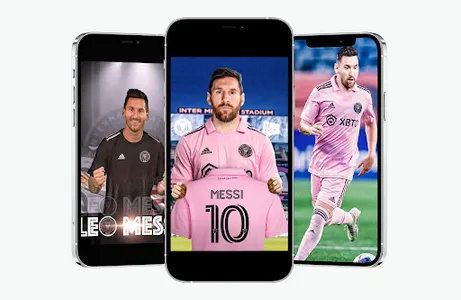 Messi Inter Miami Wallpaper HD screenshot 1