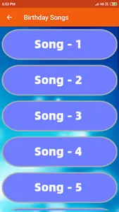 English birthday songs Happy B screenshot 1