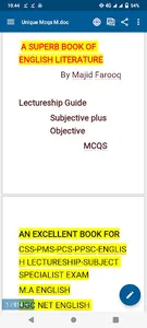 English Literature Unique MCQS screenshot 5