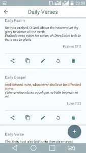 English Spanish Bible screenshot 4