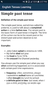 Learn English tenses offline screenshot 2