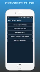 Learn English tenses offline screenshot 1