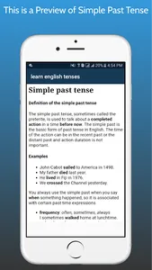 Learn English tenses offline screenshot 4