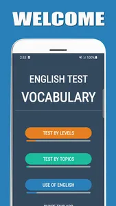 Vocabulary Master Test - Engli screenshot 0