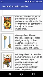 Lectura de Cartas Españolas screenshot 6