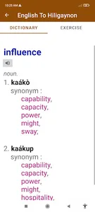 English Hiligaynon Dictionary screenshot 10