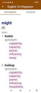 English Hiligaynon Dictionary screenshot 4