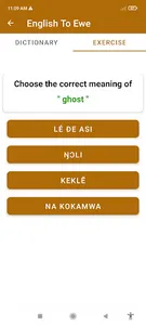 English To Ewe Dictionary screenshot 1