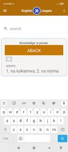 English To Lingala Dictionary screenshot 0