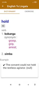 English To Lingala Dictionary screenshot 3