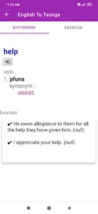 English To Tsonga Dictionary screenshot 7