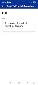 Ewe To English Dictionary screenshot 4