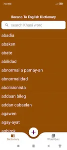 Ilocano To English Dictionary screenshot 0