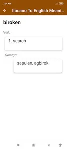 Ilocano To English Dictionary screenshot 2