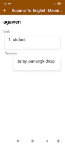 Ilocano To English Dictionary screenshot 9