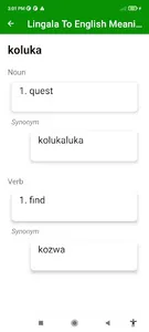 Lingala To English Dictionary screenshot 11