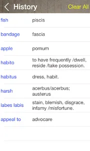 Latin English Dictionary screenshot 3