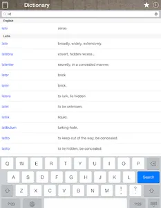Latin English Dictionary screenshot 9