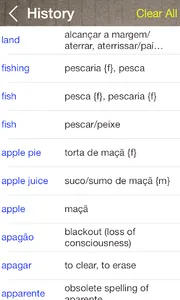 Portuguese English Dictionary screenshot 4