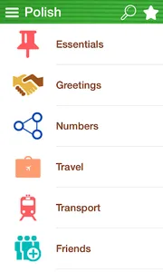 Learn Polish Phrasebook screenshot 0