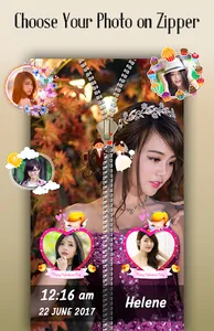 Dussehra Zipper Lock Screen screenshot 1