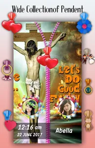 Good Friday Zipper Lock Screen screenshot 4