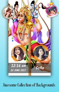 Hanuman Jayanti Zipper Lock Sc screenshot 0