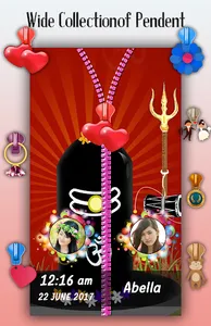 Lord Shiva Zipper Lock Screen screenshot 4