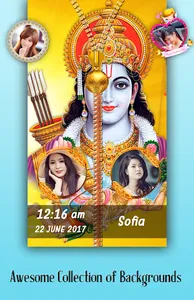Rama Navami Zipper Lock Screen screenshot 0