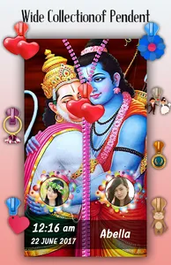 Rama Navami Zipper Lock Screen screenshot 4