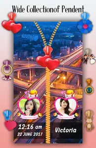 Sunrise Zipper Lock Screen screenshot 4