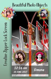 Teen Patti Zipper Lock Screen screenshot 2