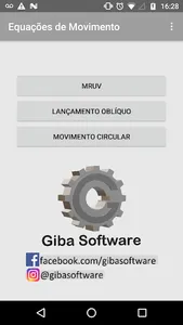Equações de Movimento screenshot 0