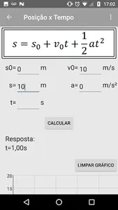 Equações de Movimento screenshot 2