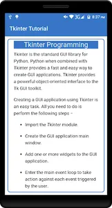 Tkinter Tutorial screenshot 1