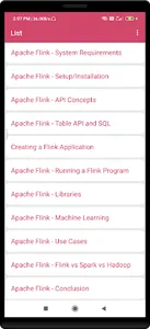Apache Flink Tutorial screenshot 0