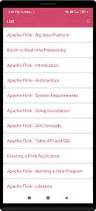 Apache Flink Tutorial screenshot 2
