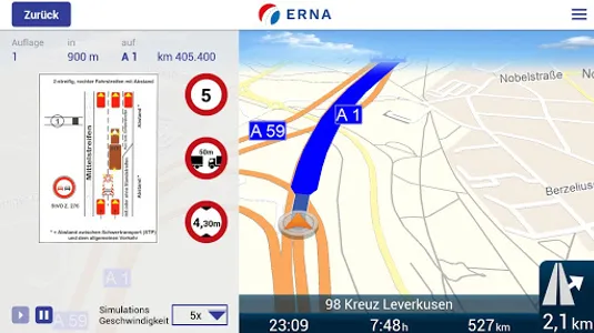 ERNA - Efficient Road Navigati screenshot 1