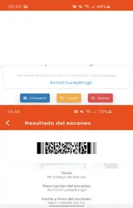 Escaner Qr y código de barras screenshot 2