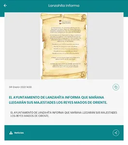 Lanzahíta Informa screenshot 2