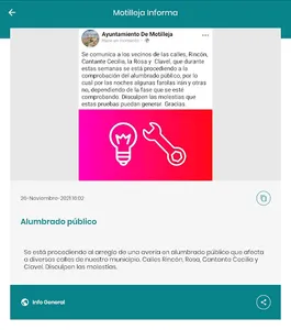 Motilleja Informa screenshot 2