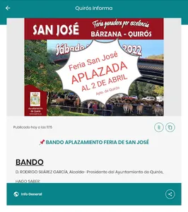 Quirós Informa screenshot 2