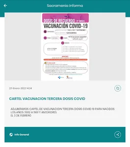 Sacramenia Informa screenshot 2