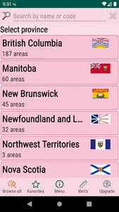 Canada Zip (Postal) Codes screenshot 0