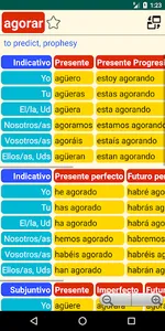 Spanish Verbs and Grammar screenshot 2