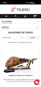 Cárnicas Teijeiro screenshot 2