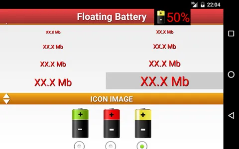 Floating Battery Percentage % screenshot 6