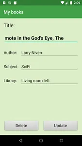My books screenshot 2