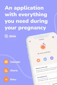 Pregnancy Tracker App - EMA screenshot 0